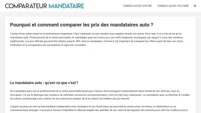 Comparateur Mandataire