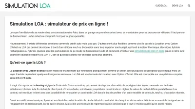 Simulation LOA