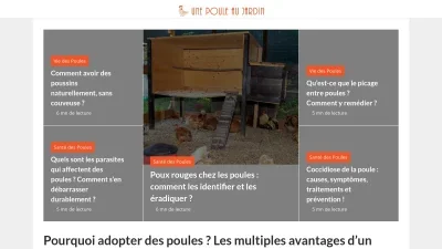 Unepouleaujardin.fr