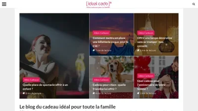 Idées cadeaux