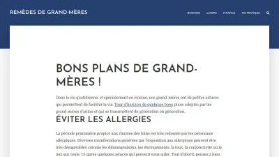 Remèdes de grand-mères